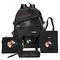 Conjunto escolar de 4 peças Jujutsus Kaisens Itadoris Yujis para crianças