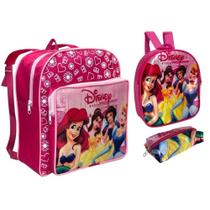 Conjunto Escolar De Menina Mochila Pequena Com Lancheira E Estojo Conjunto Escolar De Menina Mochila Pequena Com Lancheira E Estojo