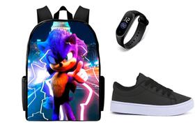 Conjunto Escolar masculino Lançamento Infantil Bolsa Mais Tenis E Relogio Conjunto Escolar masculino Lançamento Infantil Bolsa Mais Tenis E Relogio