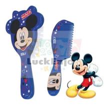 Conjunto escova e pente de cabelo bebês mickey mouse lilo - LILLO