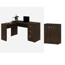 Conjunto Escritorio 02 Peças CJ9 Rustico Tecno Mobili