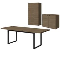 Conjunto Escritorio 3 Peças Frame Munique Kappesberg