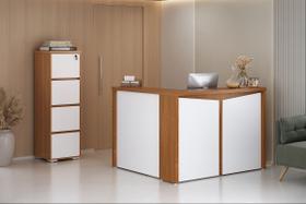 Conjunto Escritório: Balcão Atendimento 6308 + Arquivo 6290