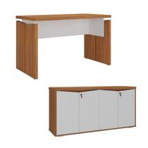 Conjunto Escritório: Mesa 6299 + Balcão 6292 Conjunto Escritório: Mesa 6299 + Balcão 6292