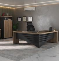 Conjunto Escritório: Mesa Diretor LD 6128 + Armário 6369