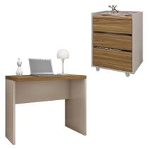 Conjunto Escritório Mesa e Gaveteiro Studio Caemmun