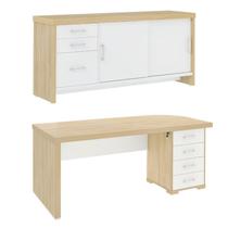 Conjunto Escritório: Mesa LD 6213 + Balcão 6206