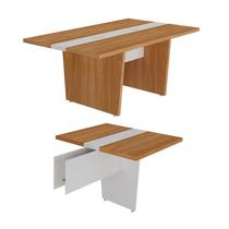 Conjunto Escritório: Mesa Reunião 6375 + 1 Módulo 6377