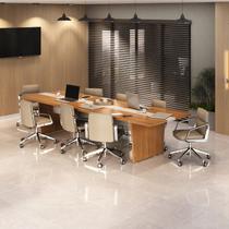 Conjunto Escritório: Mesa Reunião 6375 + 2 Módulos 6377