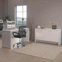 Conjunto Escritório Office Mesa e Buffet Berlin - MAGALU
