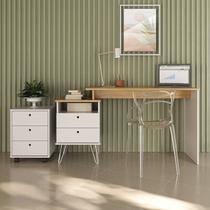 Conjunto Escrivaninha Mesa Escritório Home Office Plus com Gaveteiro New 5 Gavetas Espresso Moveis o Conjunto Escrivaninha Mesa Escritório Home Office Plus com Gaveteiro New 5 Gavetas Espresso Moveis o