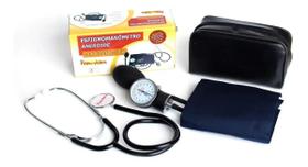 Conjunto Esfigmomanômetro E Estetoscópio Premium - Azul