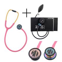 Conjunto Esfigmomanômetro + Estetoscópio Eternity Luxo BIC