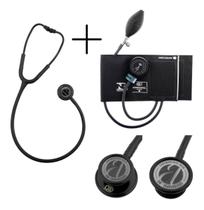 Conjunto Esfigmomanômetro + Estetoscópio Eternity Luxo Bic - Cores