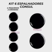 Conjunto Espalhadores Tampa Fogão Consul Facilit 4 Bocas 4peq/2grd Conjunto Espalhadores Tampa Fogão Consul Facilit 4 Bocas 4peq/2grd