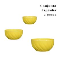 Conjunto Espanha Colors Tigelas 3 Peças