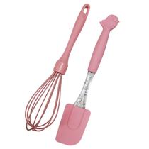 Conjunto Espátula e Batedor Utensílios Cozinha Silicone