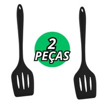 Conjunto Espatula Vazada De Silicone Para Cozinha Air Fryer Lanchonete Fritura Grelhados Conjunto Espatula Vazada De Silicone Para Cozinha Air Fryer Lanchonete Fritura Grelhados