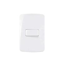 Conjunto espelho 1 interruptor paralelo 10a-250v 4x2 branco b3 margirius