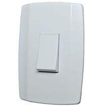 Conjunto Espelho 4x2 Com 1 Interruptor Simples Vertical 10A 250V Linha Slim Ilumi (Ref.: 8017) Conjunto Espelho 4x2 Com 1 Interruptor Simples Vertical 10A 250V Linha Slim Ilumi (Ref.: 8017)