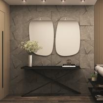 Conjunto Espelho Organico Goiania 70x90 Cm Conjunto Espelho Organico Goiania 70x90 Cm