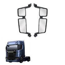 Conjunto Espelho Scania S6 NTG Convexo Com Auxiliar Par Conjunto Espelho Scania S6 NTG Convexo Com Auxiliar Par