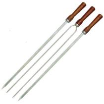 Conjunto espeto alumínio charrua - MOR