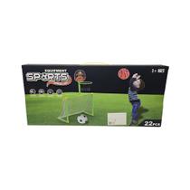 Conjunto Esportivo 2 em 1 de Futebol e Basquete Toys Import