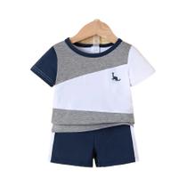 Conjunto Esportivo de Verão para Bebê - 2 Peças (Short e Blusa) - Respirável