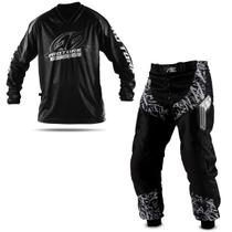 Conjunto Esportivo Motocross Trilha Enduro Pro Tork Calça E Camisa Insane In Black Preto Conjunto Esportivo Motocross Trilha Enduro Pro Tork Calça E Camisa Insane In Black Preto