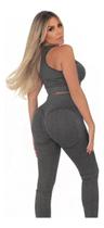 Conjunto Esportivo Zero Transparência Legging E Cropped