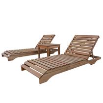 Conjunto Espreguiçadeiras Verona Mesa Lateral Florença