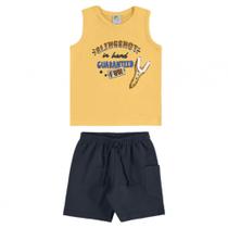 Conjunto Estampa Letreiro Alenice Menino Conjunto Estampa Letreiro Alenice Menino