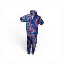 Conjunto Estampado + Ekete feito em Ankara Masculino Conjunto Estampado + Ekete feito em Ankara Masculino