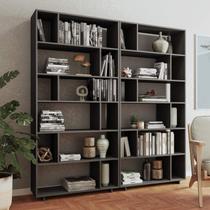 Conjunto Estante para Livros/Multiuso 2 Peças Brv Móveis Conjunto Estante para Livros/Multiuso 2 Peças Brv Móveis
