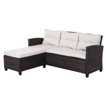 Conjunto Estar Houston Ratan 2 Peças Just Home Collection