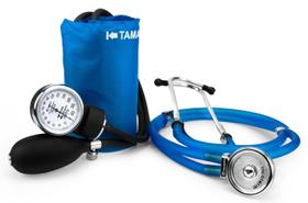 Conjunto Estetoscópio E Esfigmomanômetro C200 Azul Incoterm