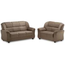 Conjunto Estofado Dois e Três Lugares Belém 746 Fabiany Conjunto Estofado Dois e Três Lugares Belém 746 Fabiany