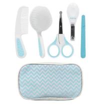 Conjunto Estojo Cuidados Bebê 8 Itens Azul Buba Baby 7285