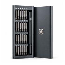 Conjunto Estojo Magnético Chaves De Precisão Armor 24 Peças Para Reparos, Preto Gshield