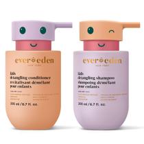 Conjunto Evereden Kids: Shampoo e Condicionador para Desembaraçar Cabelo Infantil