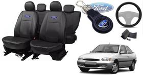 Conjunto Exclusividade Escort 1996-2005 + Capas, Volante e Chaveiro - Design Premium