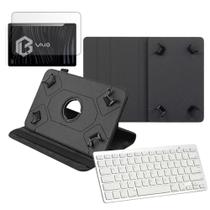 Conjunto Executivo Case Giratória + Teclado + Película Para Tablet Vaio Tl10