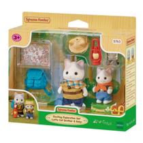 Conjunto Exploração Animada Irmão & Bebê Gatos de Leite - Sylvanian Families Conjunto Exploração Animada Irmão & Bebê Gatos de Leite - Sylvanian Families