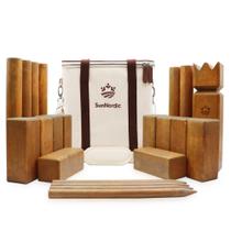Conjunto externo Kubb Yard Game SunNordic Rubber Wood