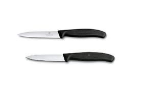 Conjunto Faca para descascar 19cm Lâmina lisa e serrilhada SwissClassic Victorinox Conjunto Faca para descascar 19cm Lâmina lisa e serrilhada SwissClassic Victorinox