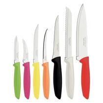 Conjunto faca tramontina inox plenus c/07 colorido 23498966