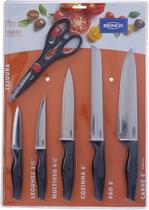 Conjunto Facas 6 Peças Cross Brinox Preto