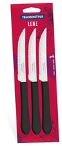 Conjunto Facas Churrasco 3 Peças Preto Leme Tramontina