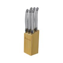 Conjunto Facas de Mesa Luxo Cabo Branco - Laguiole